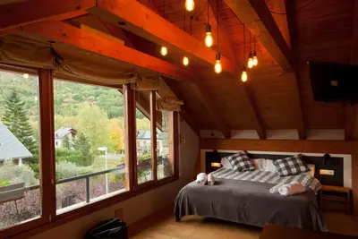 Cama o camas de una habitación en Can Congost