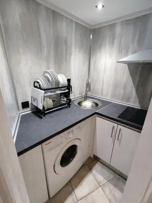 Una cocina o zona de cocina en Alojamiento Txokoto