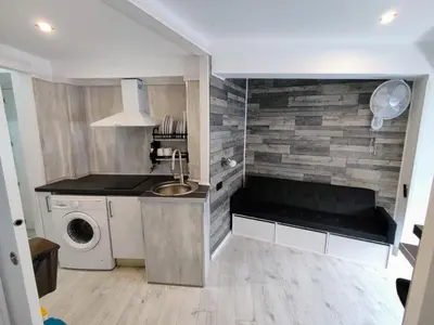 Una cocina o zona de cocina en Alojamiento Txokoto