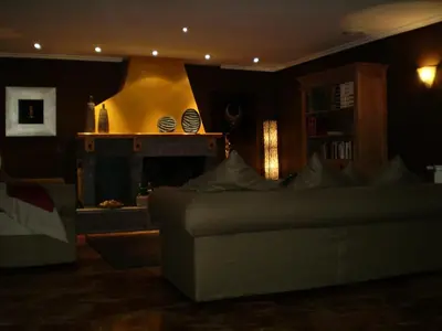 Zona de estar de Casa Valfonda