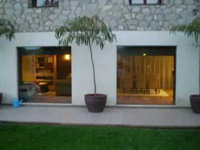 Jardín al aire libre en Casa Valfonda