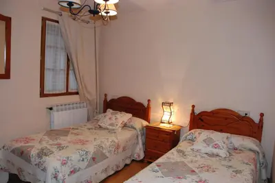 Cama o camas de una habitación en Casa Rural Janet