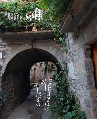 Plano de Casa Encuentra, en el Pirineo al lado de Ainsa