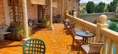 Un balcón o terraza de Albergue Valderrobres Auto check-in