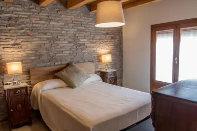 Cama o camas de una habitación en Plaza Apartamentos