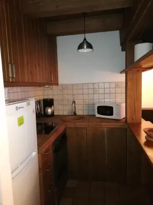 Una cocina o zona de cocina en Coqueto Apartamento Dúplex en Roda de Isábena
