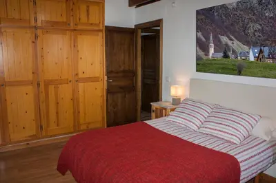 Cama o camas de una habitación en Eth Humarau de Ço de Bernat