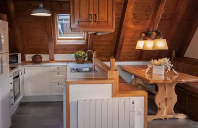Una cocina o zona de cocina en Eth Humarau de Ço de Bernat