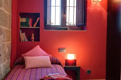 Cama o camas de una habitación en Torre Caïm