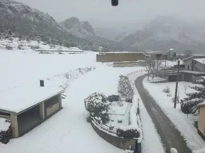 Cal Serveró en invierno
