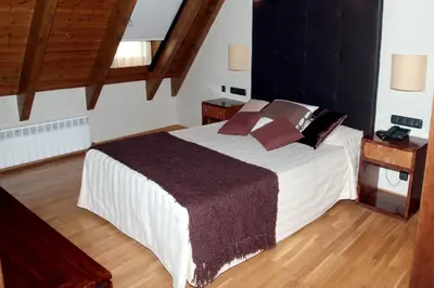 Cama o camas de una habitación en Albares