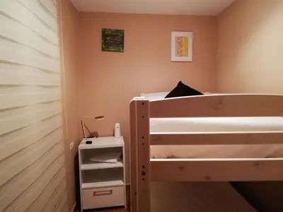 Cama o camas de una habitación en Balcón curva de Estafeta - Centro