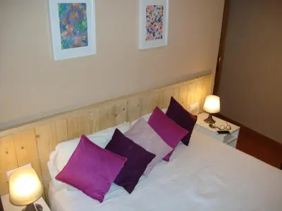 Cama o camas de una habitación en Balcón curva de Estafeta - Centro