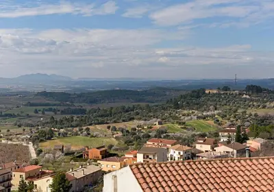 Vista general de una montaña o vista desde el apartamento