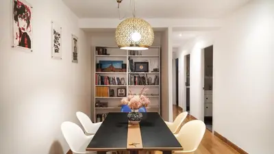 Biblioteca en el apartamento