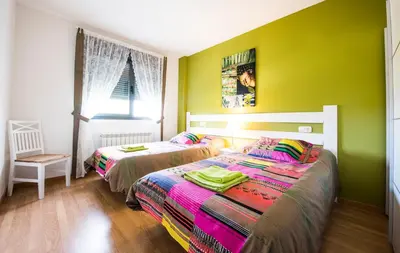 Cama o camas de una habitación en Casarosaenea