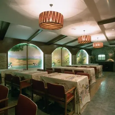 Un restaurante o sitio para comer en Hotel Casa Estampa