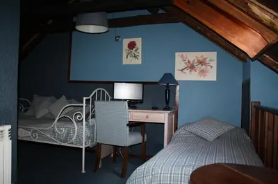 Cama o camas de una habitación en Hotel Casa Estampa