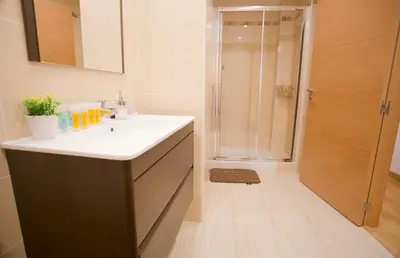 Un baño de Apartamentos Amaiur 2