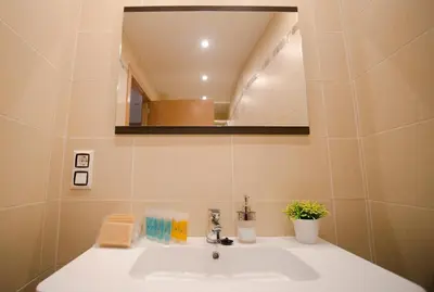 Un baño de Apartamentos Amaiur 2