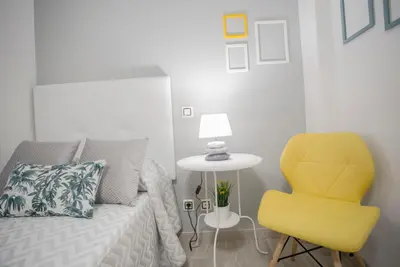 Cama o camas de una habitación en Apartamentos Amaiur 2