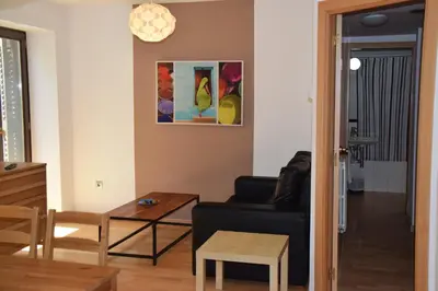 Zona de estar de Apartamentos Zaragoza Coso
