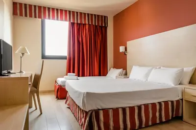 Cama o camas de una habitación en Crisol La Selva