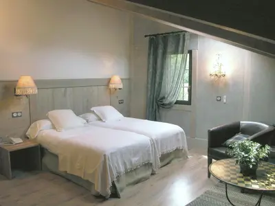 Cama o camas de una habitación en Hotel Plaza