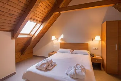 Cama o camas de una habitación en Apartaments Trainera