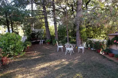Jardín al aire libre en Casa Juanantonio