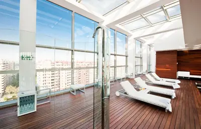 Un balcón o terraza de Hotel Reina Petronila