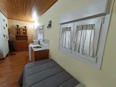 Una cocina o zona de cocina en Habitación independiente en Casa Rural Javier