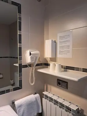 Cama o camas de una habitación en Hostal Rural Villa Vieja