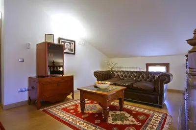 Zona de estar de Hotel El Juglar