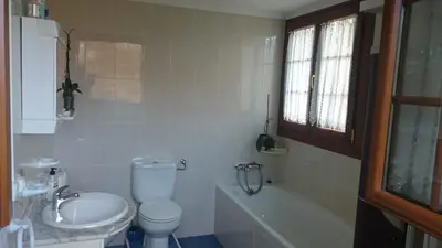 Un baño de Apartamento Rural Oizalde