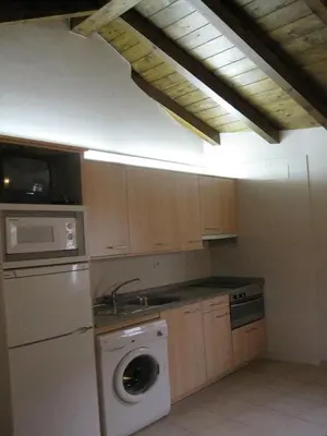 Una cocina o zona de cocina en Hotel Casbas