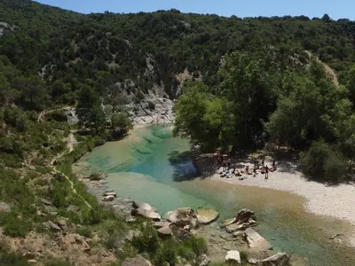 Paisaje cerca de este albergue