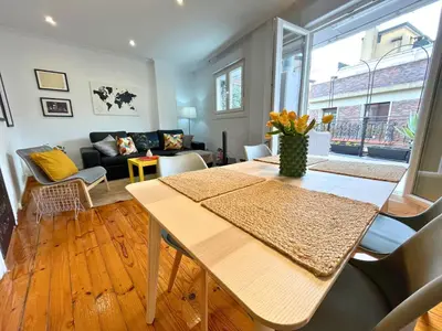 Zona de estar de TOP APARTMENT ÁTICO con TERRAZA con vistas al ENCIERRO SAN FERMÍN