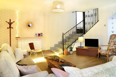 Zona de estar de PERIQUiNA CASA RURAL CON ENCANTO