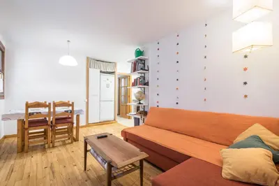 Zona de estar de Apartamento La Benasquita