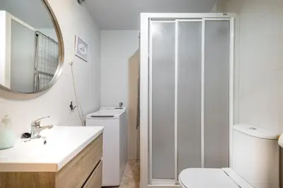 Un baño de Apartamento La Benasquita