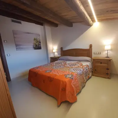 Cama o camas de una habitación en La Llacuna