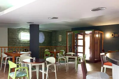 Zona de estar de Hospedería Sádaba