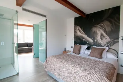 Cama o camas de una habitación en Cal Tonarro