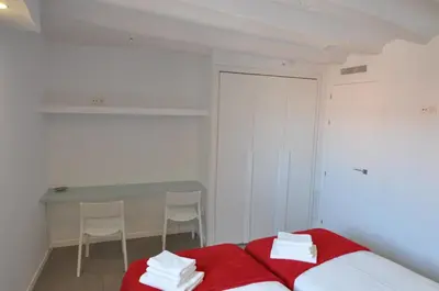 Cama o camas de una habitación en Apartamentos Las Moradas