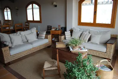 Zona de estar de Apartament Ca l'Emilia