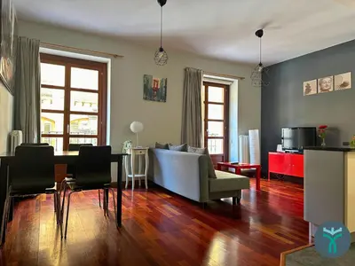Zona de estar de Dos Torres Retiro Urbano en Alfonso I