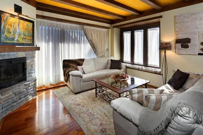 Zona de estar de Apartamento Amets de Aran