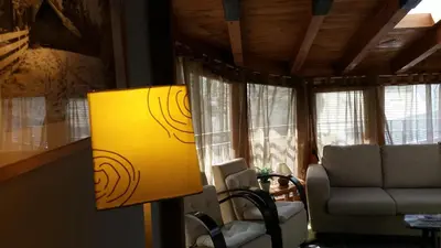 Zona de estar de Casa Sastre