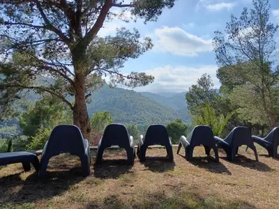 Paisaje cerca de esta villa